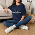 Shahs Retro Stripe T‑Shirt — Vintage Logo Tee
